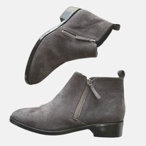 Michael Kors Gray Suede Ankle Booties